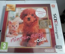 3DS GIOCO NINTENDO DOGS BARBONCINO NANO + CATS  NUOVO ita sigillato raro MINT 