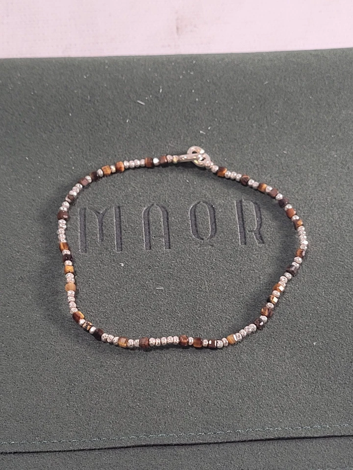 Pulsera M Cohen By Maor Multicolor Cuentas - Plata de Ley .925 8" Para Hombre Foto 2 de 4