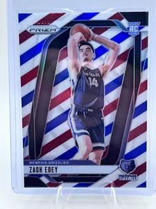 Zach Edey 2024 Panini Prizm #249 Red White Blue