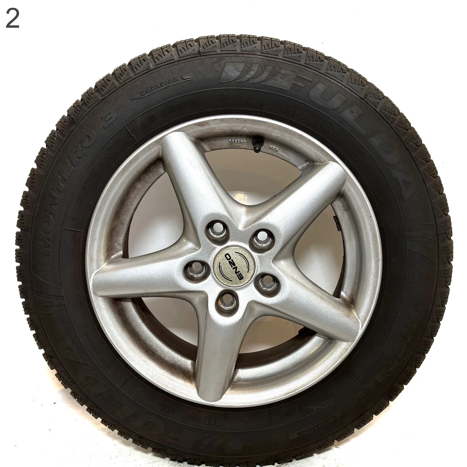 Mazda Hyundai Toyota Kia Alu-Felgen LK 5x114,3 ET40 Winter-Reifen 195/65 R15 91T - Bild 4 von 4