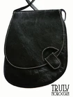 Genuine leather hand bag, shoulder bag, cross body bag, black, brown, red