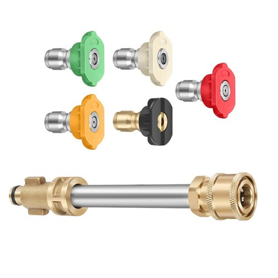 #ad #ad For Ryobi Pressure Washer Quick Connect Adapter Replacement With 5 Color Nozzles $18.99