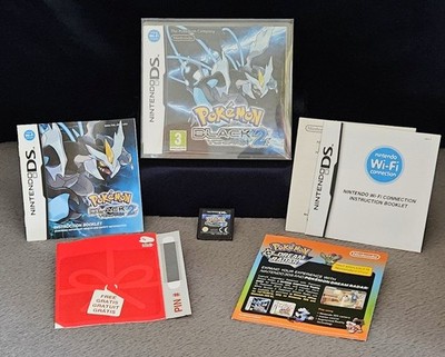 Pokemon Schwarze Version 2 Nintendo DS UK PAL Original Komplett In Box 