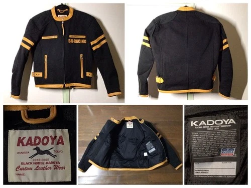 KADOYA BLACK HORSE Custom Order Riders Jacket S Size video thumbnail
