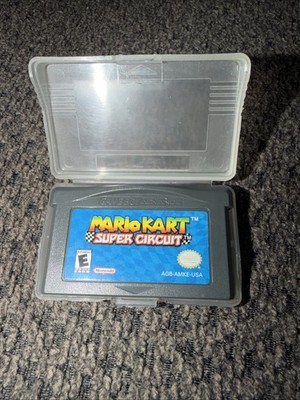 Mario Kart Super Circuit GBA Nintendo Game Boy Advance EUC Clean