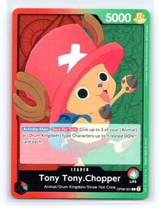 Tony Tony.Chopper (001) OP08-001 Two Legends Leader