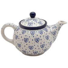 Teiera Ceramica 900ml Angeli Natale Fatta a Mano Forno Microonde Sicuro