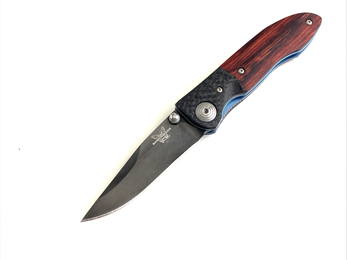 Benchmade 690BC1 Elishewitz Folding Knife Rosewood Handle Titanium
