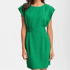Eliza J Vibrant Green Mini Cocktail Dress Size 8 New With Tags with Pockets