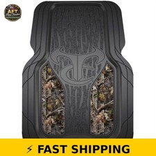 Truetimber Kanati Rubber Floor Mats Black Camo 2 Piece Universal Fit Truetimber Kanati Rubber Floor Mats Black Camo 2 Piece Universal Fit