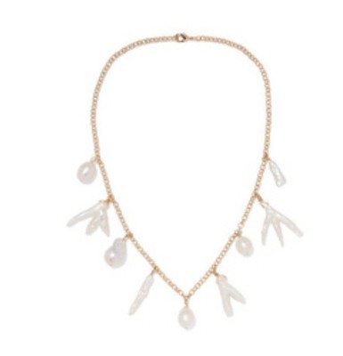 Eliou Porto Goldplated Pearl Necklace New