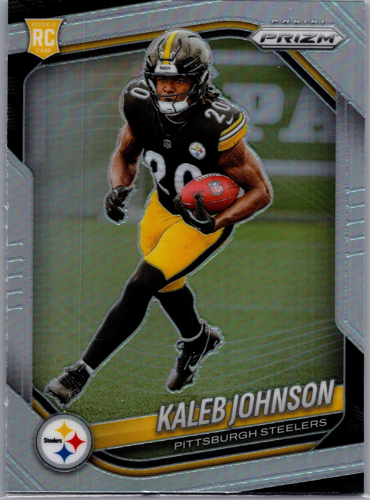 2025 Panini Prizm #375 Kaleb Johnson Silver