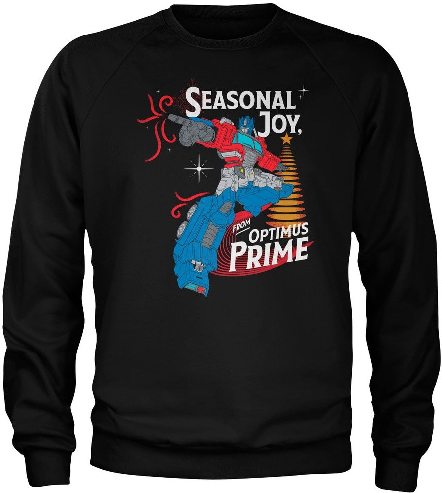 Transformers Pullover Seasonal Joy From Optimus Prime Sweatshirt HSB-3-TF1024 8990₽