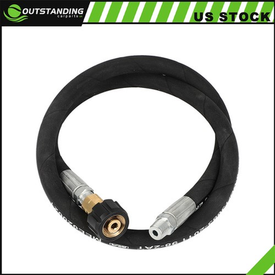 #ad 3FT Pressure Washer Whip Hose 3 8quot; Jumper Hose W Swivel Steel Connector $18.49