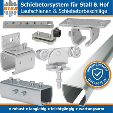 NIKO Schiebetor Laufschiene Set 1 - 400kg Montagesatz Schiebe Tore selber bauen