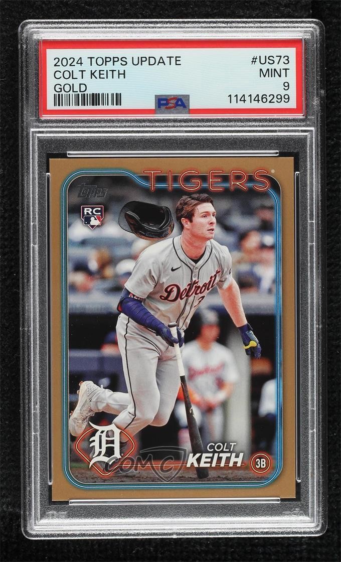 2024 Topps Update Gold 540/2024 Colt Keith #US73 PSA 9 MINT Rookie RC 17wc