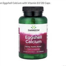 Swanson Eggshell Calcium with Vitamin D3 7.5 ...