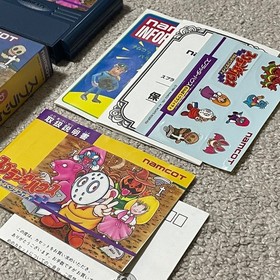 Splatterhouse Wanpaku Graffiti Famicom Complete CIB Sticker Unused Tested