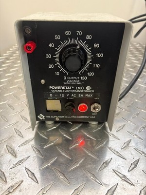 The Superior Electronic Co PowerStat Variable Autotransformer 0-12V  2 AMP