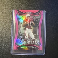HOF INDUCTEE 2025 Panini Certified Immortals Larry Fitzgerald Mirror Pink /199 