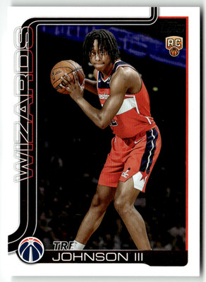 Topps NBA Flagship 2025 Basketball No. 206 Tre Johnson III Rookie