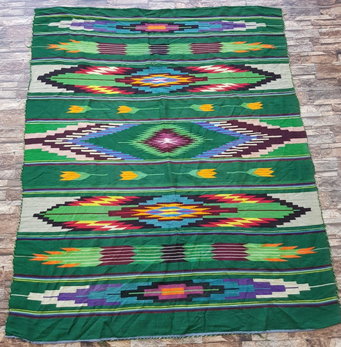 Vintage Handmade Traditional Beautiful Turkish Kilim Floor Rug Carpet 183x150 cm