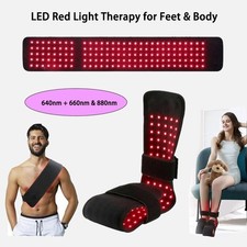 LED Red Light Therapy for Feet  Body Infrared Light Therapy Belt for Foot Pain