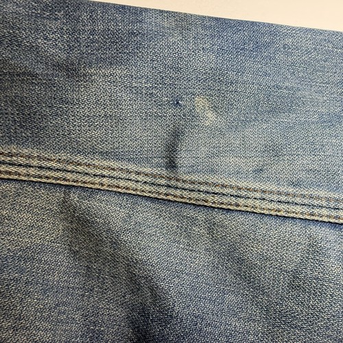 Vintage 70s Wrangler Denim Blanket Lined Trucker Jeansjacke Cowboy USA - LESEN - Bild 17 von 18