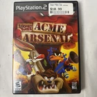 Looney Tunes ACME Arsenal (Sony PlayStation 2, 2007) PS2 Complete w/ Manual CIB