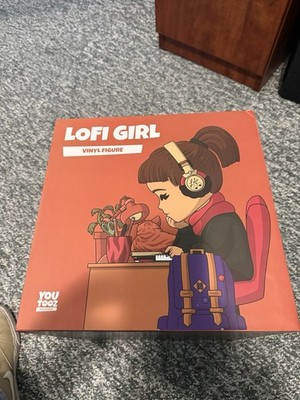 Youtooz Lofi Girl Vinyl Figure Collectible Music Theme with Desk & Accessories