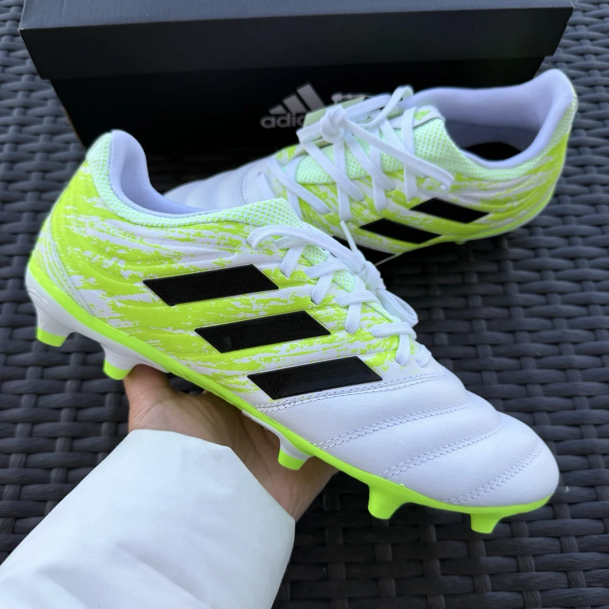 adidas Copa 20.3 FG White Signal Green for Sale | Authenticity