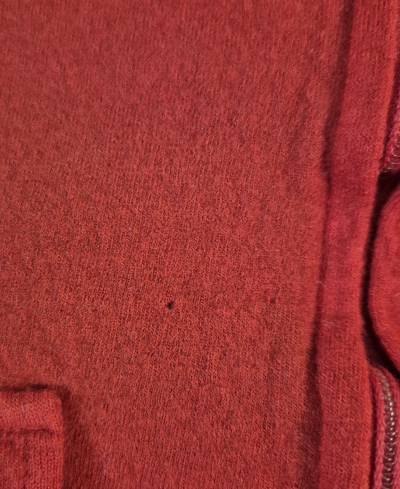 Pendleton Vintage Red Wool Pullover Jacket Shirt … - image 7