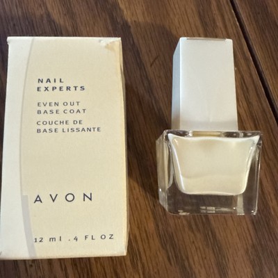 NEW Avon Nail Experts Even Out Base Coat .4 fl oz NWB NOS 2000 12ml