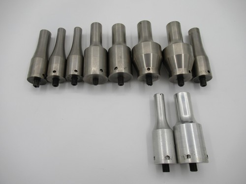 Lot of 10 ultrasonic welding horns 8-Titanium 2-Aluminum "Look"