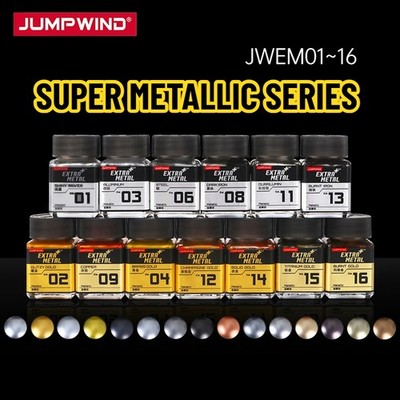 JUMPWIND Super Metaliic Colors Series Model Paint (18ml)