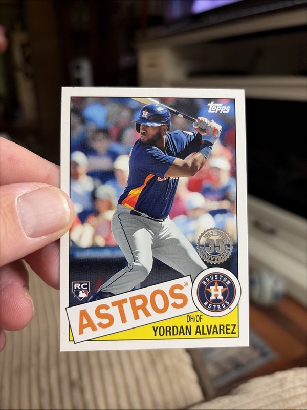 2020 Topps Update Series - 1985 Topps Baseball Yordan Alvarez #85TB-18 (RC)