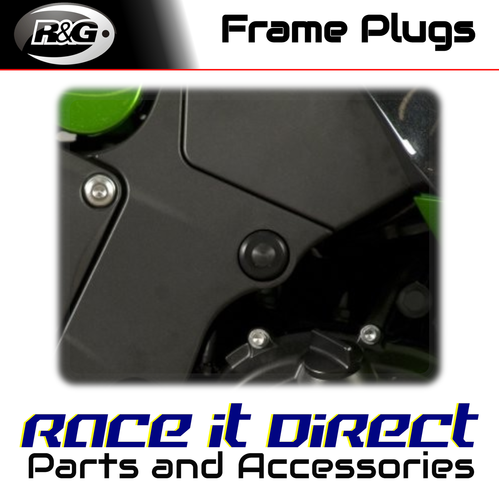 Frame Plugs for Kawasaki ZZR1400 (ZX-14) 2012-2019 R&G