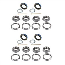 Trailer Axle Hub Wheel Bearing Kits 4 Pack L44643 L44610 for 1" 2-2.2K Lbs