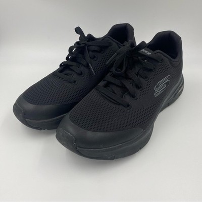 Skechers Men's Arch Fit Oxford, Black/Black, 7 M US