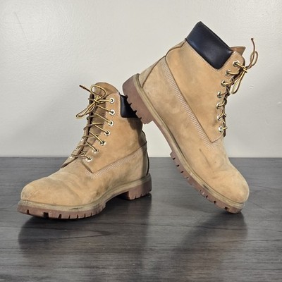 Timberland Men's 6 Inch Premium Waterproof Wheat Boots - US Men s Size 11.5 M
