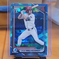 Bowman Chrome Draft Sapphire 1st Bowman Ryan Waldschmidt BDC-164 Diamondbacks