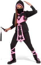 Pink Crystal Ninja Girls Costume