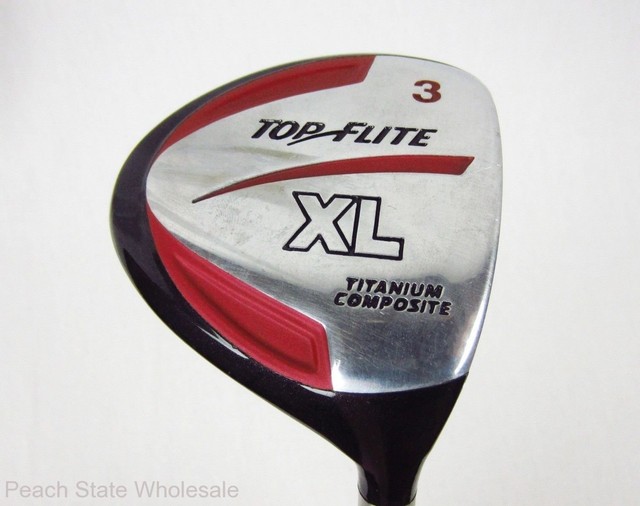 Top Flite XL 3 Wood Left Handed Golf Club Titanium Composite Synchro