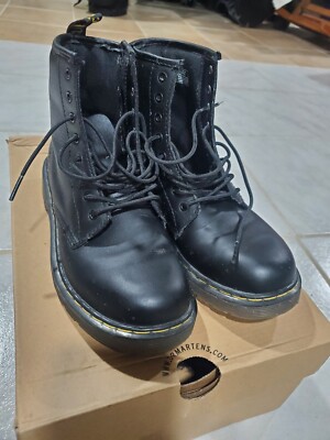 Dr Martens Junior 1460 Softy 1460 Kids Leather Boots Shoes Youth