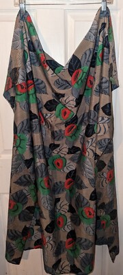 Cheryl's Accessories of California Floral Shimmery Scarf  Womens  44'' x 44''