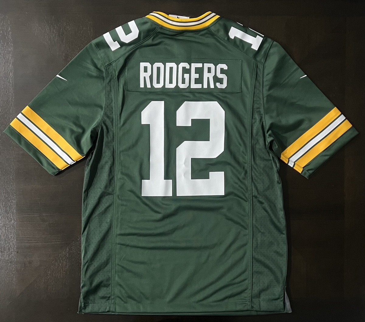 グリーンベイ・パッカーズ ロジャース 12 XL NIKEプレイヤージャージ New Men's Nike Green Bay Packers Aaron Rodgers #12 Game