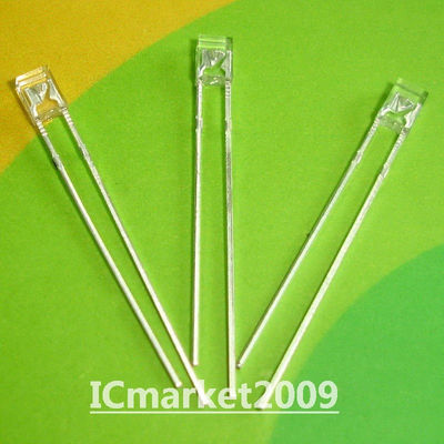 1000 PCS LED FLAT 2X3X4 mm Yellow Rectangle Water Clear LEDs Light/Lamp ...