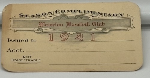 1941 B League Season Pass ticket Warren Spahn age 20/19 Wins/1.83 ERA Minors⚾️ - 第 1/3 張圖片