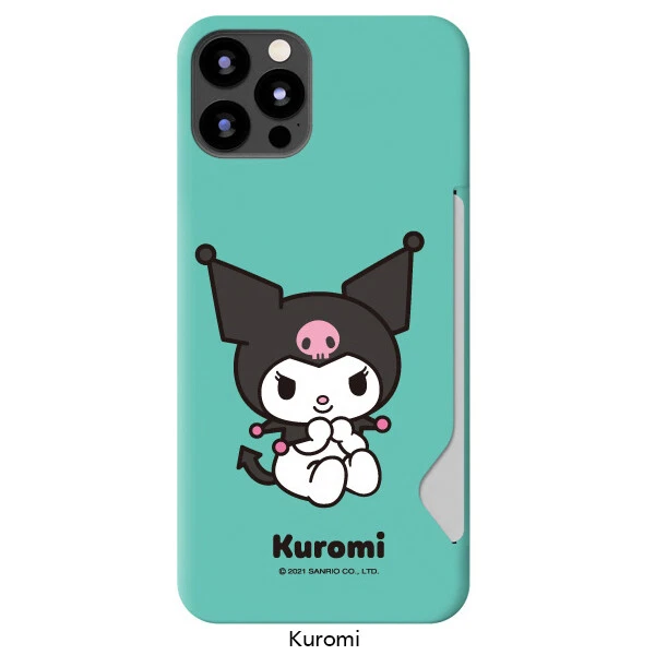 Kuromi Card Case Collection for iPhone 14 13 12 11 XS 7/8 SE Pro Max Plus - Image 2 of 4