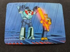 1985 Hasbro Transformers Action Card # 44 A Quartex of Energy (NM)